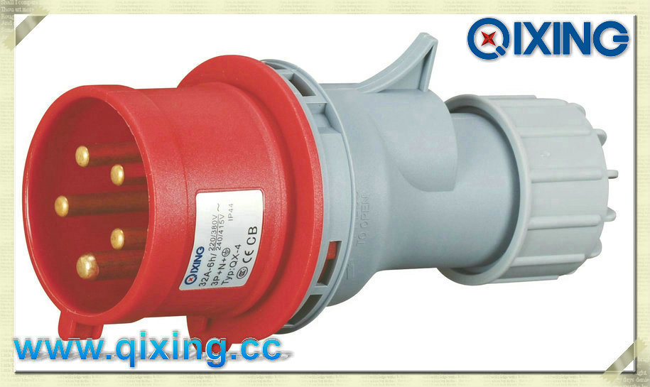 IP44 Commando 32A 400V 5p Three Phase Plug