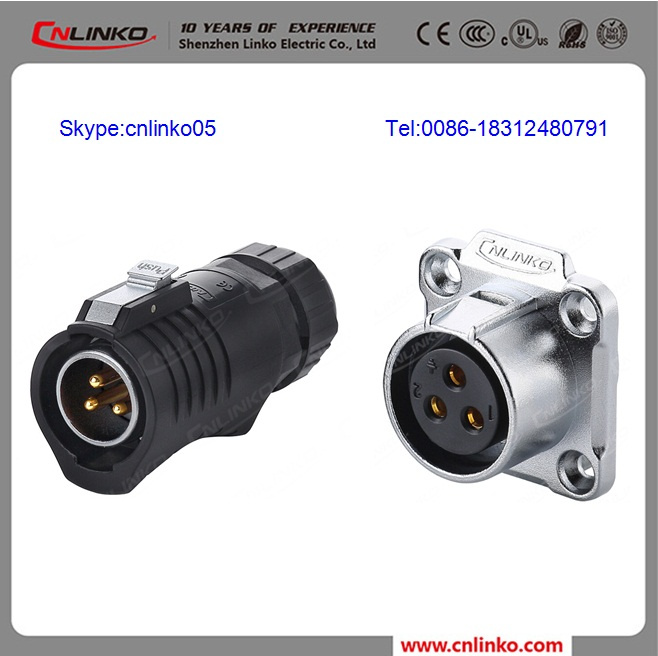 Waterproof Round Plastic 3 Way Tube Connector