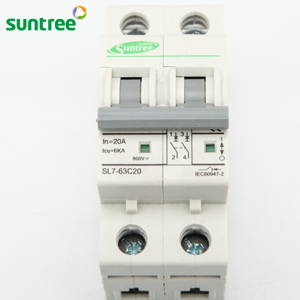 2 Pole DC800V Solar DC MCB