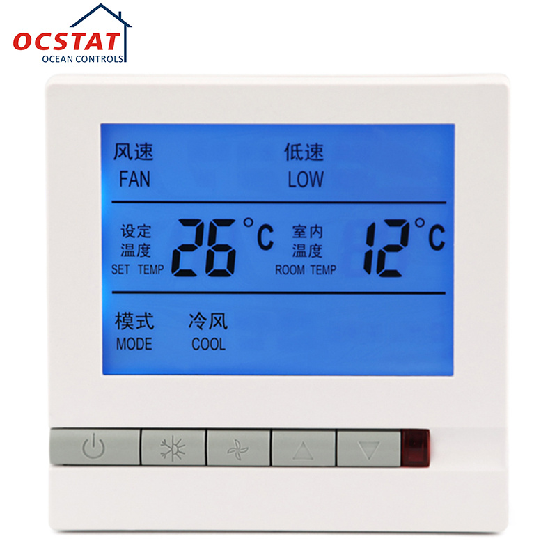 Digital AC Air Conditioning Thermostat for Fcu