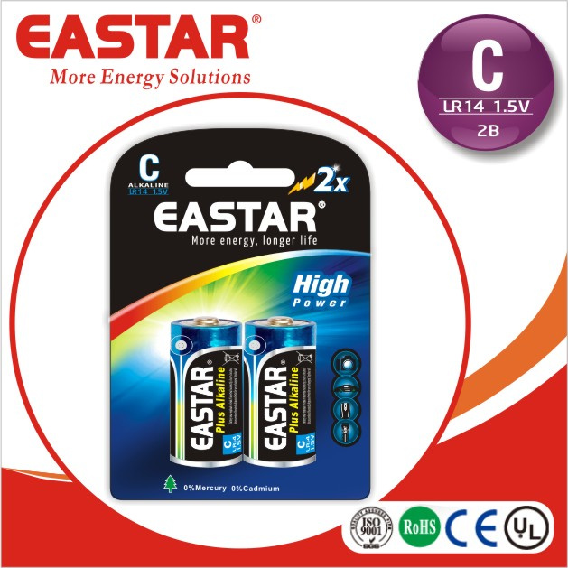 Dry Cell 1.5V Lr14 Alkaline Batteries