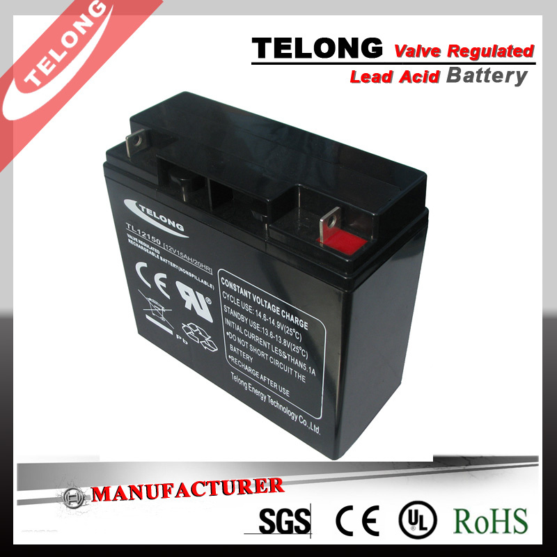 12V15ah Rechargeable Storage Battery for UPS