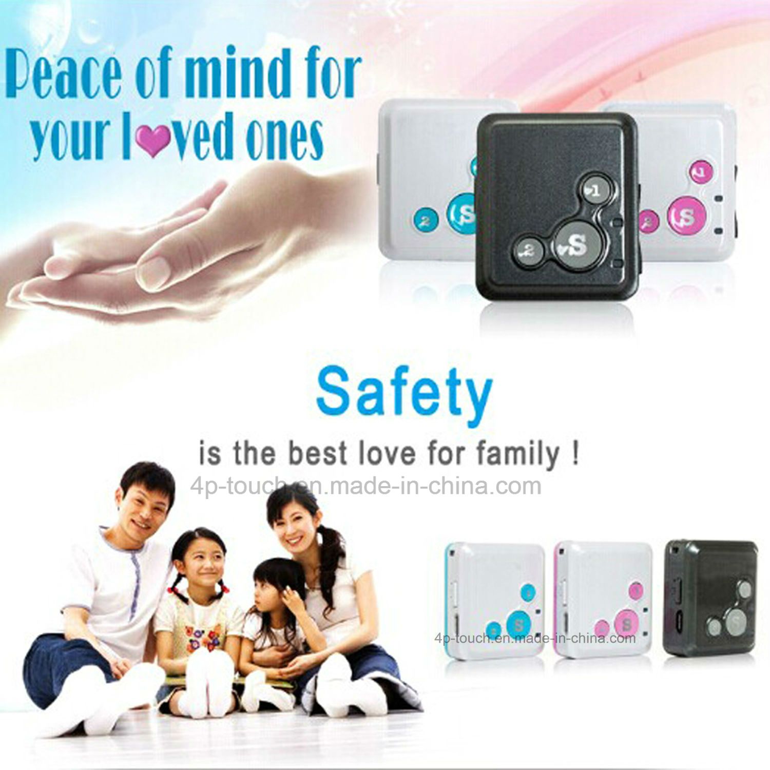 SOS Button Personal Mini GPS Tracker with Two-Way Communication V16