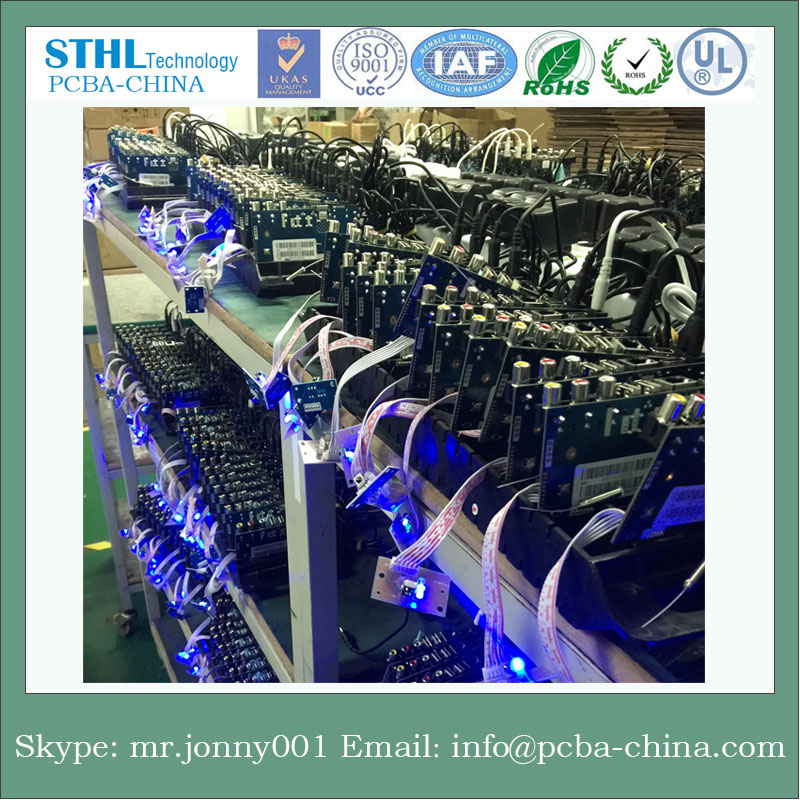 Printed Circuit Board Assembly (PCB) with Electronic Components