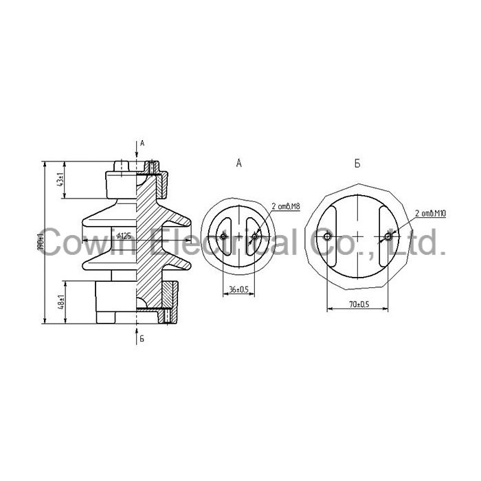 Russia 10kv Line Post Insulator Porcelain Insulator