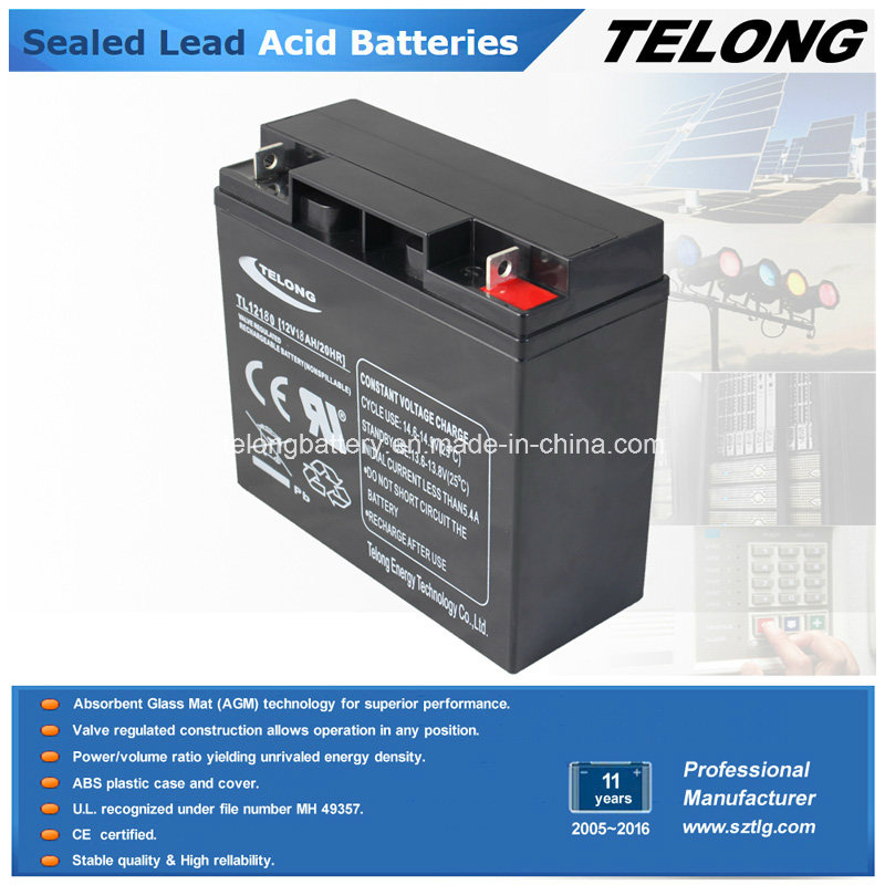 12V18ah Rechargeable UPS Battery