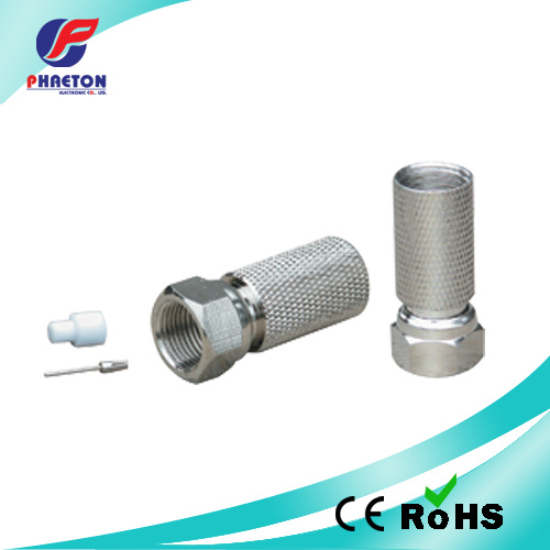 F Connector Rg11 with Pin