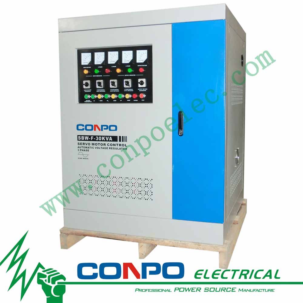 SBW-F-30kVA Split-Regulating Full-Automatic Compensated Voltage Stabilizer/Regulator