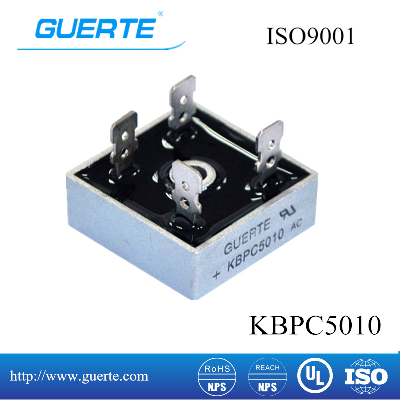 Single-Phase Bridge Rectifier Kbpc 50A 1000V with ISO9001