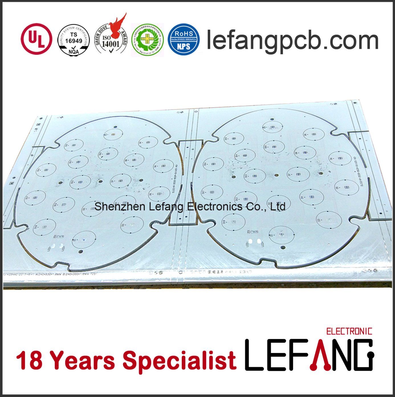 Aluminum Substrate LED Circuit Board PCB for Tunnel Lighting