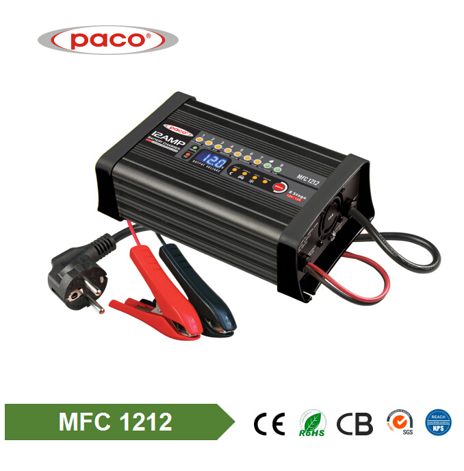 OEM Design 12V 12A Auto Portable 8-Stage Battery Charger