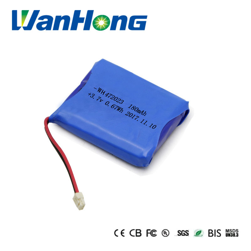 472023 180mAh Rechargeable Battery for MP3