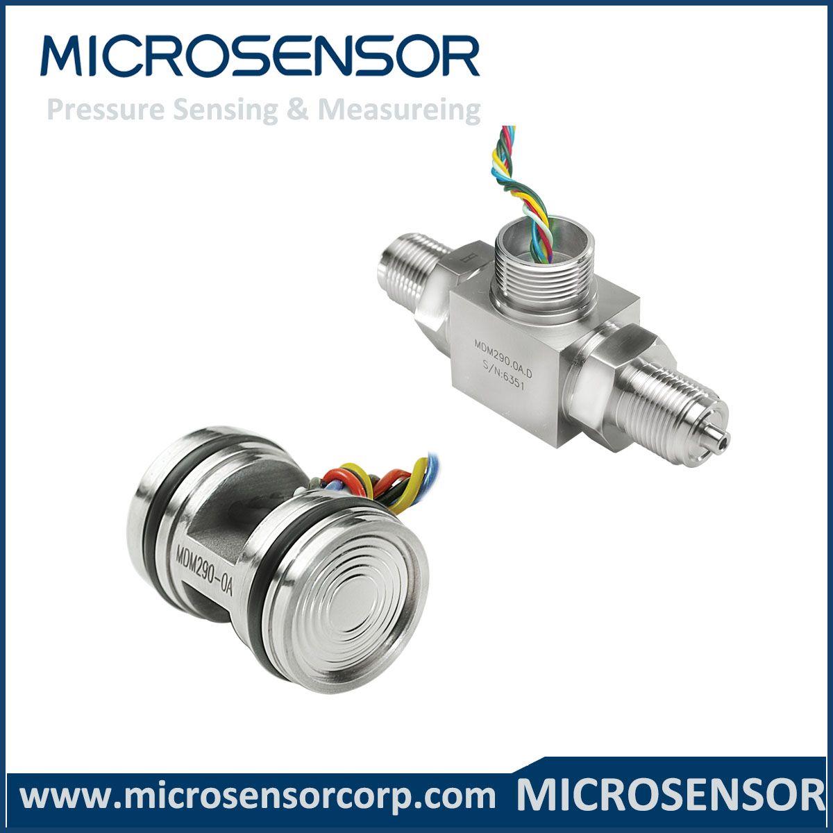Industrial OEM Differential Pressure Sensor MDM290