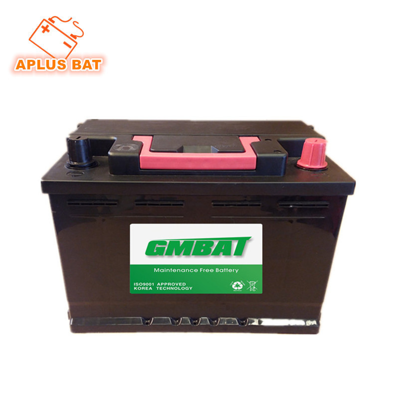 Best Quality Auto Batteries with Maintenance Free Feature 12V 72ah