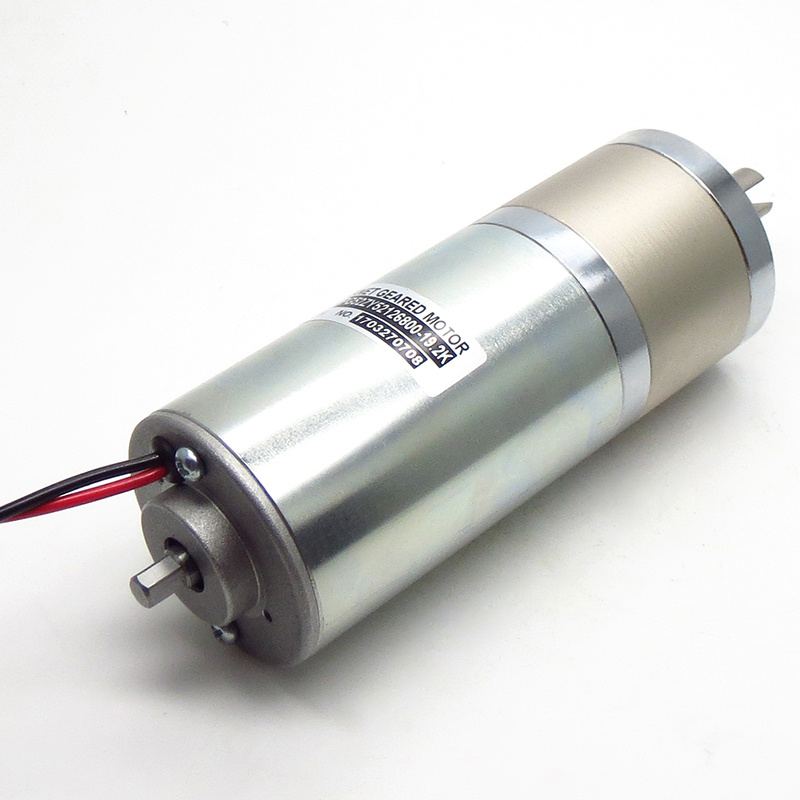 High Precision 52mm DC Brushed Gear Motor with Gearbox