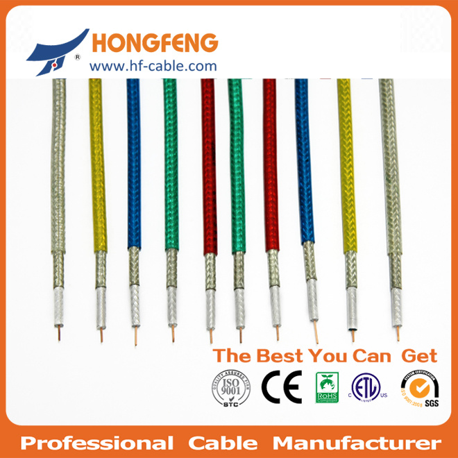 75ohm RG6 Colored Coaxial Cable