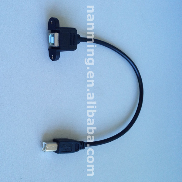 Printer Panel Mount USB Cable B Male to B Female