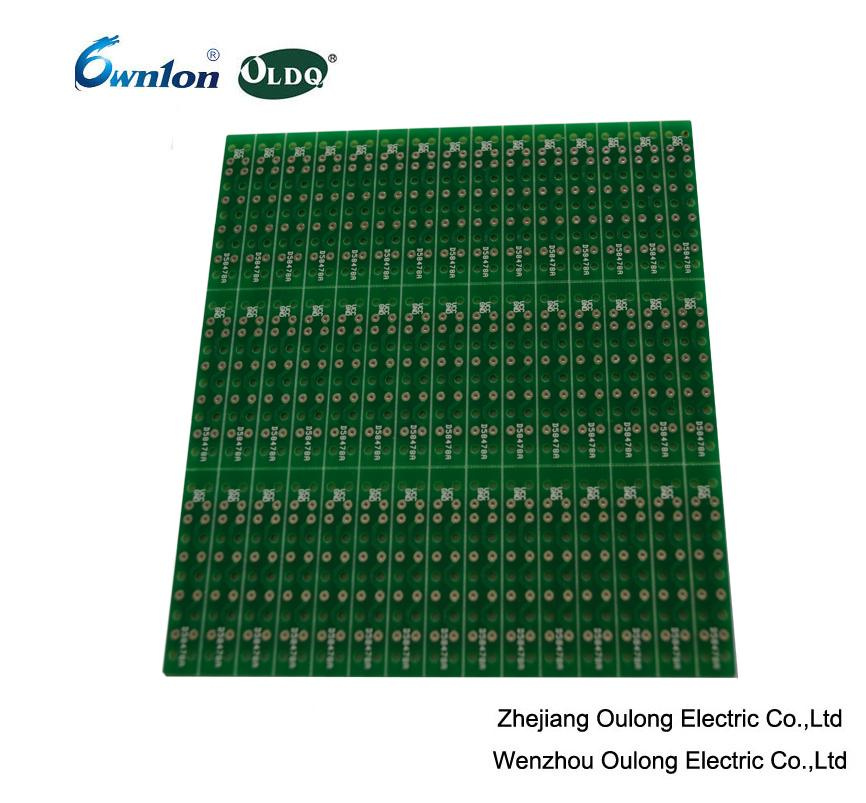 2 Layer Hal PCB with Green Solder Mask