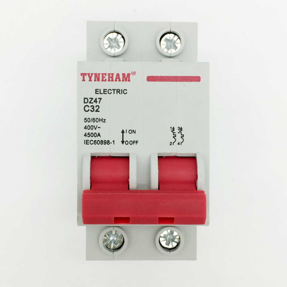 Dz47-63 Mini Circuit Breaker 2p Fireproof