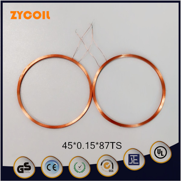 Round Magnetic Electronic Copper Air Coil
