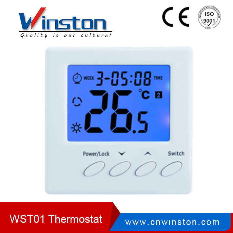 Winston LCD Display and Back Lighting Programmable Room Thermostat (WST-01)