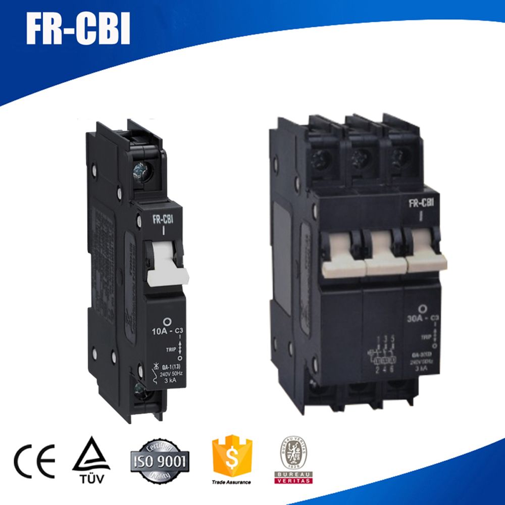 QA South Afrcia Black Circuit Breaker (CBI Hydraulic Magnetic)