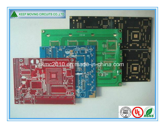 Red/Blue/Green/Black Quick Turn 2-Layer PCB Expedited Service