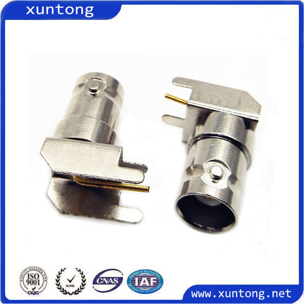 BNC 75ohm PCB Mount Female Bulkhead RF Connector