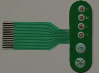 Eco Green Pet / PC Single Membrane Switch / Metal Dome Membrane Switch