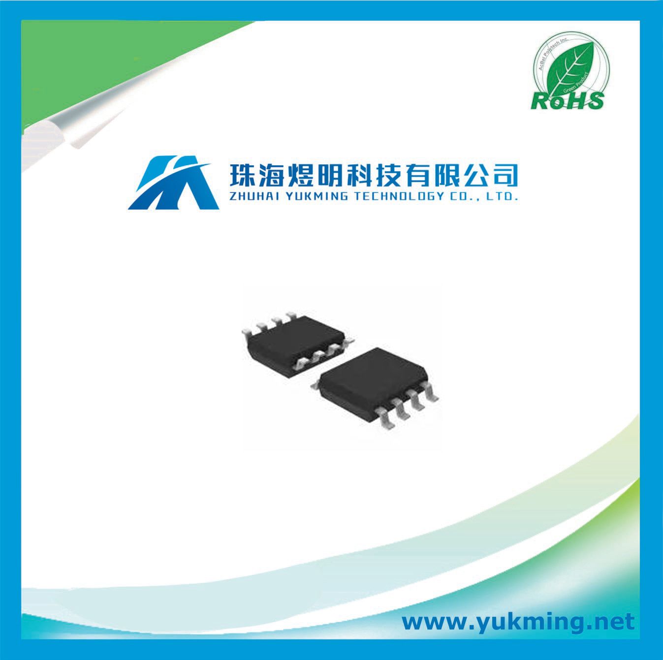 Integrated Circuit Max707CSA of Microprocessor (uP) Supervisory Circuit