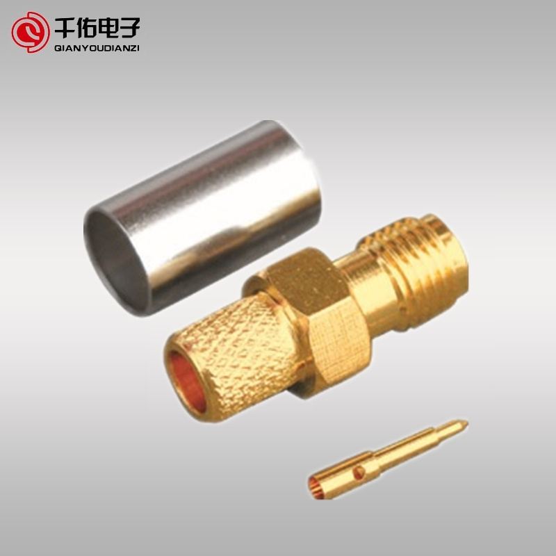 Plating Gold Female SMA RF Connector