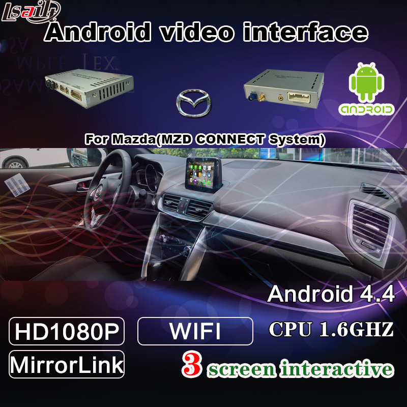 4-Core Android 5.1 Video Interface Android Navigation System for 14-17 Mazda