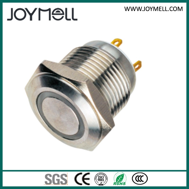 12mm to 25mm IP67 Waterproof Stainless Steel Push Button Switch