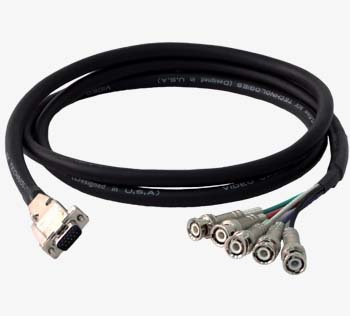 Video & 16121-00 Audio Breakout Cable dB25 to BNC & XLR