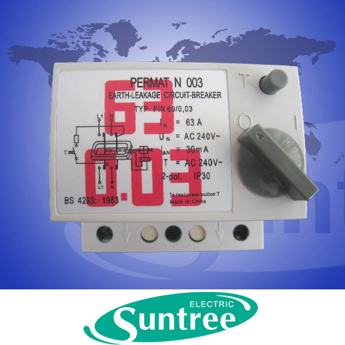 Earth Leakage Circuit Breaker (FIN Type 4pole)