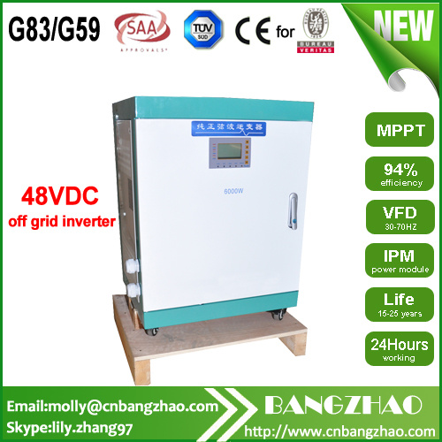 48VDC-120V/220VAC Dual Output Sine Wave Inverter
