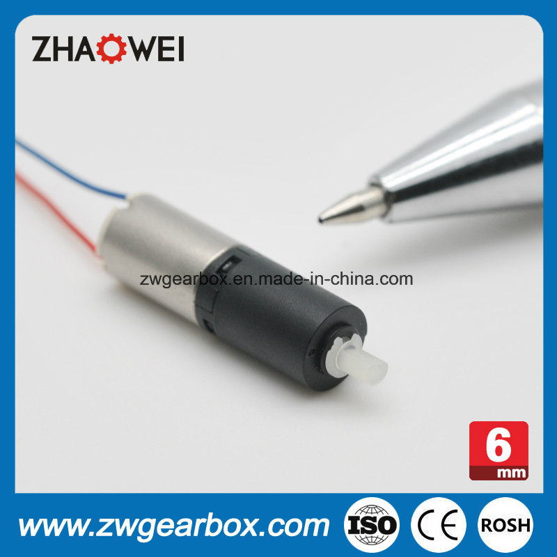3V 6mm Small Coreless Gear Motor