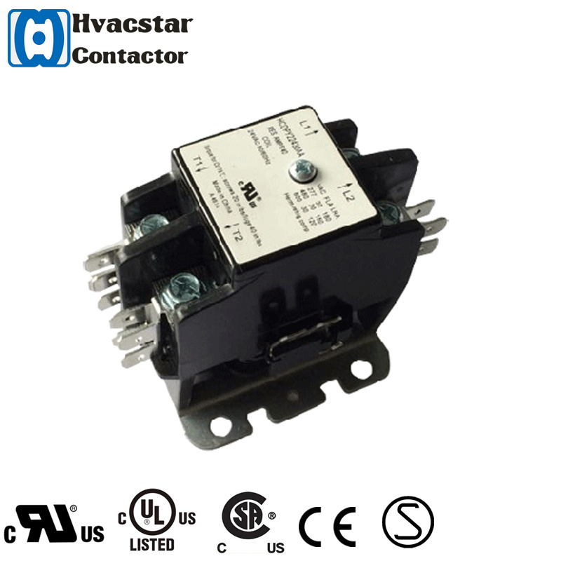 2 Pole 24V Dp Contactor UL Air Conditioning Contactor