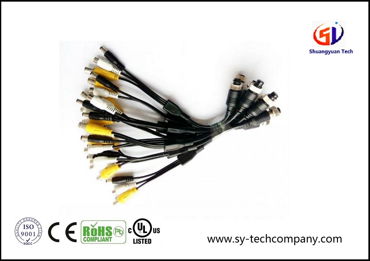 4 Pin RCA BNC Video Cable for Marine Equipment