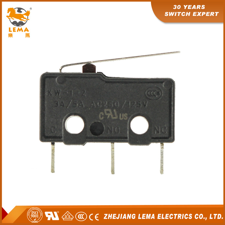 5A 250VAC Electric Tiny Micro Switch Kw12-1s