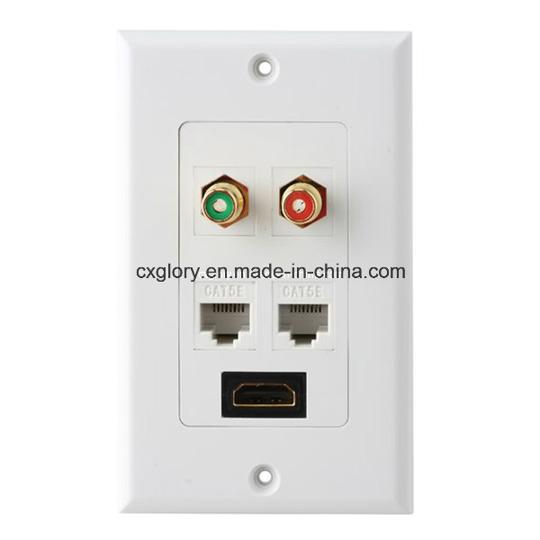 High Quality RJ45 RCA HDMI Face Plate