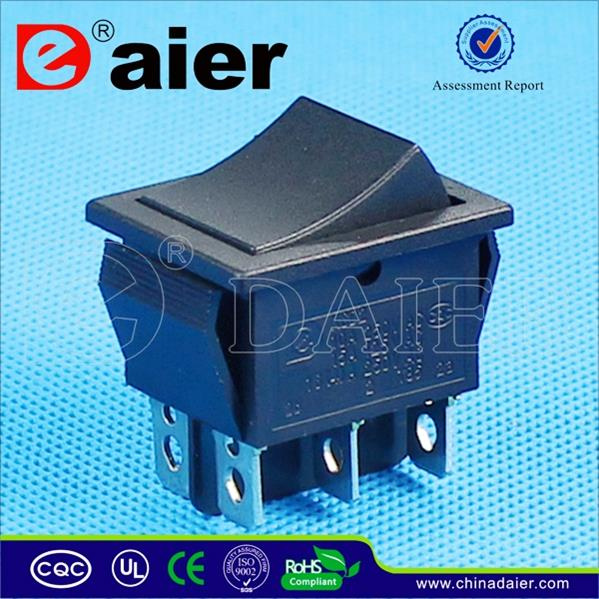 Black on on 6 Pins Rocker Switch