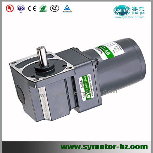 90W AC Induction Motor Matched with Spiral Bevel Hollow Shaft Reducer