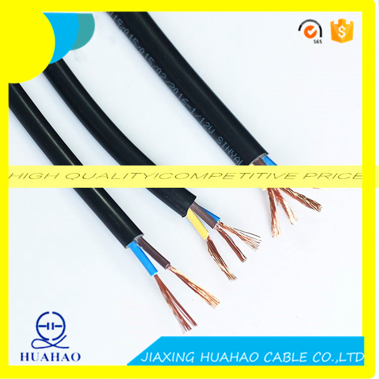 3X1.5mm2 Copper Conductor PVC Sheath Flexible Cable