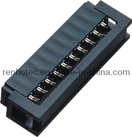 1.27mm 1.27X2.54mm IDC Socket Connector, Pin IDC Connector