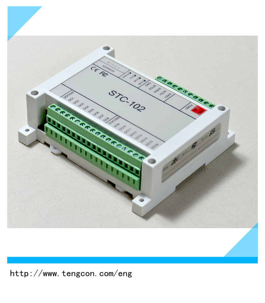 Remote Control System RTU Controller Tengcon Stc-102 with 16do