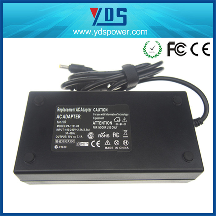 Adapter for Acer, 19V 7.1A Power Supply