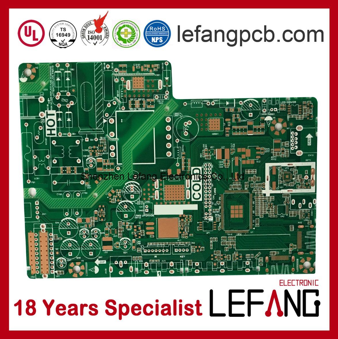Wireless Telecom PCB Assembly Circuit Board PCB Manufacturing