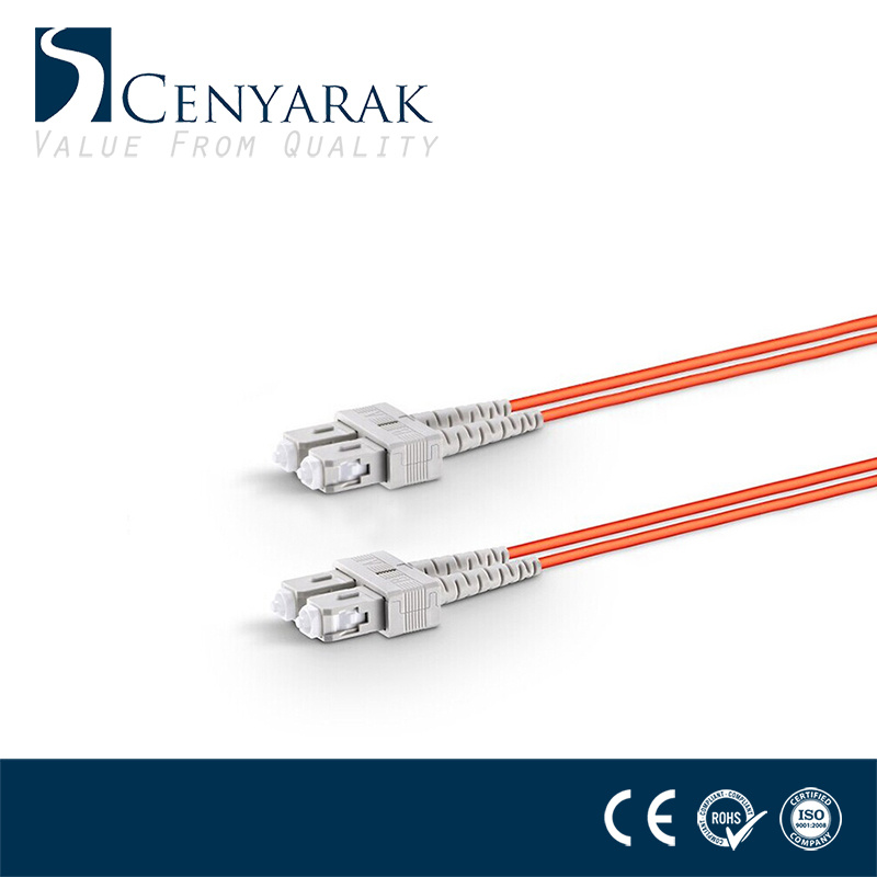 Sc to Sc Multimode 50/125 Duplex Fiber Optic Patch Cord