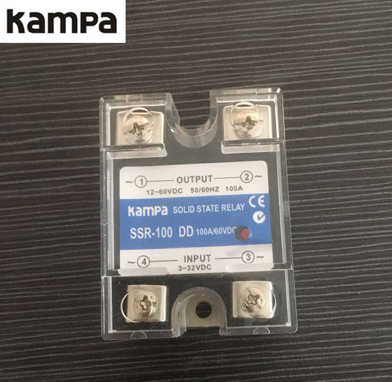 SSR 100dd 3-32VDC to 12-60VDC Single Phase Solid State Relay